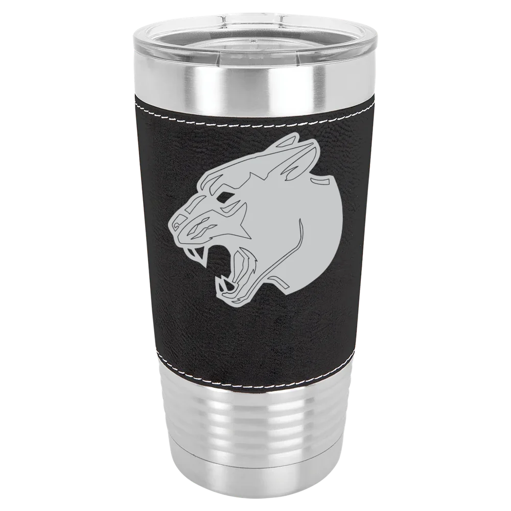 Purchase College, State University of New York Polar Camel 20 oz. Leatherette Grip Tumbler with Standard Lid