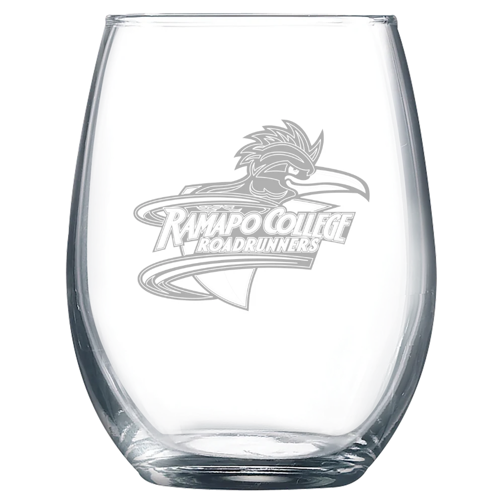Ramapo College Polar Camel 9 oz. Stemless Wine Glass