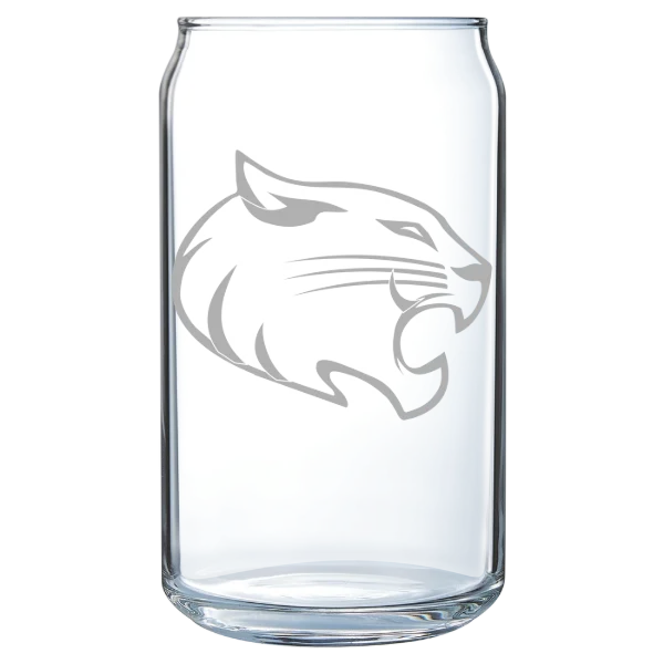 Randolph College Polar Camel 16 oz. Can Glass