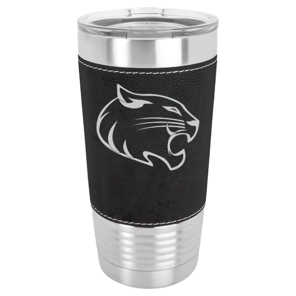 Randolph College Polar Camel 20 oz. Leatherette Grip Tumbler with Standard Lid