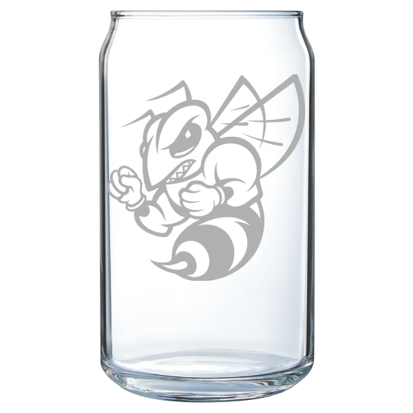 Randolph-Macon College Polar Camel 16 oz. Can Glass