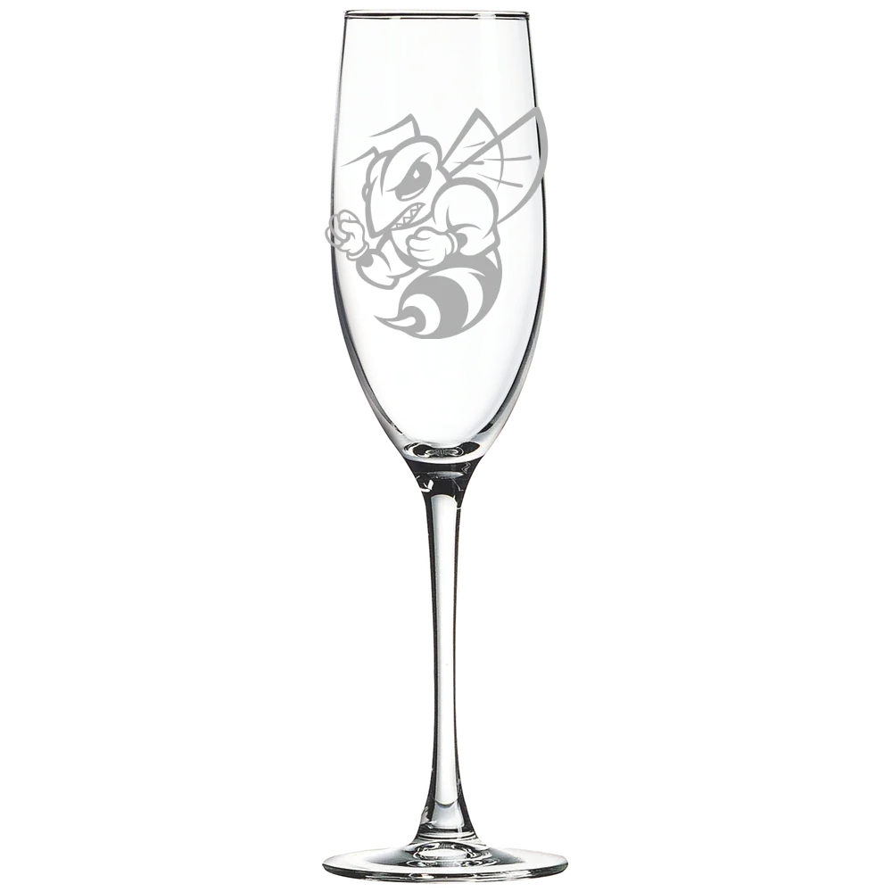 Randolph-Macon College Polar Camel 8 oz. Champagne Flute