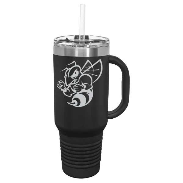Randolph-Macon College Polar Camel 40 oz. Travel Mug with Snap Lid & Straw