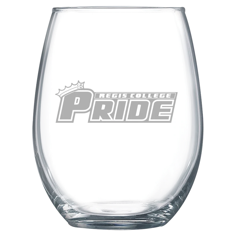 Regis College (Massachusetts) Polar Camel 15 oz. Stemless Wine Glass