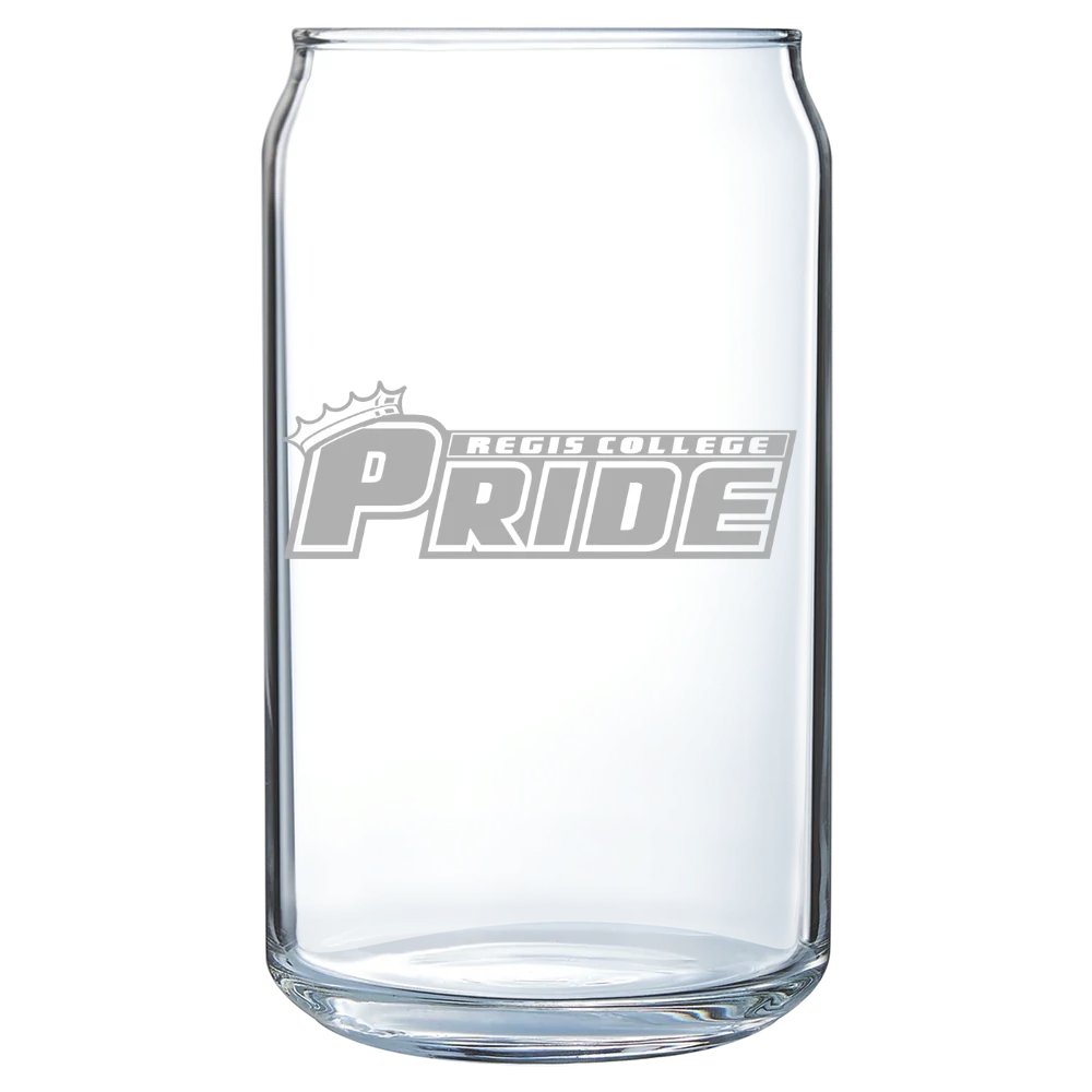 Regis College (Massachusetts) Polar Camel 16 oz. Can Glass