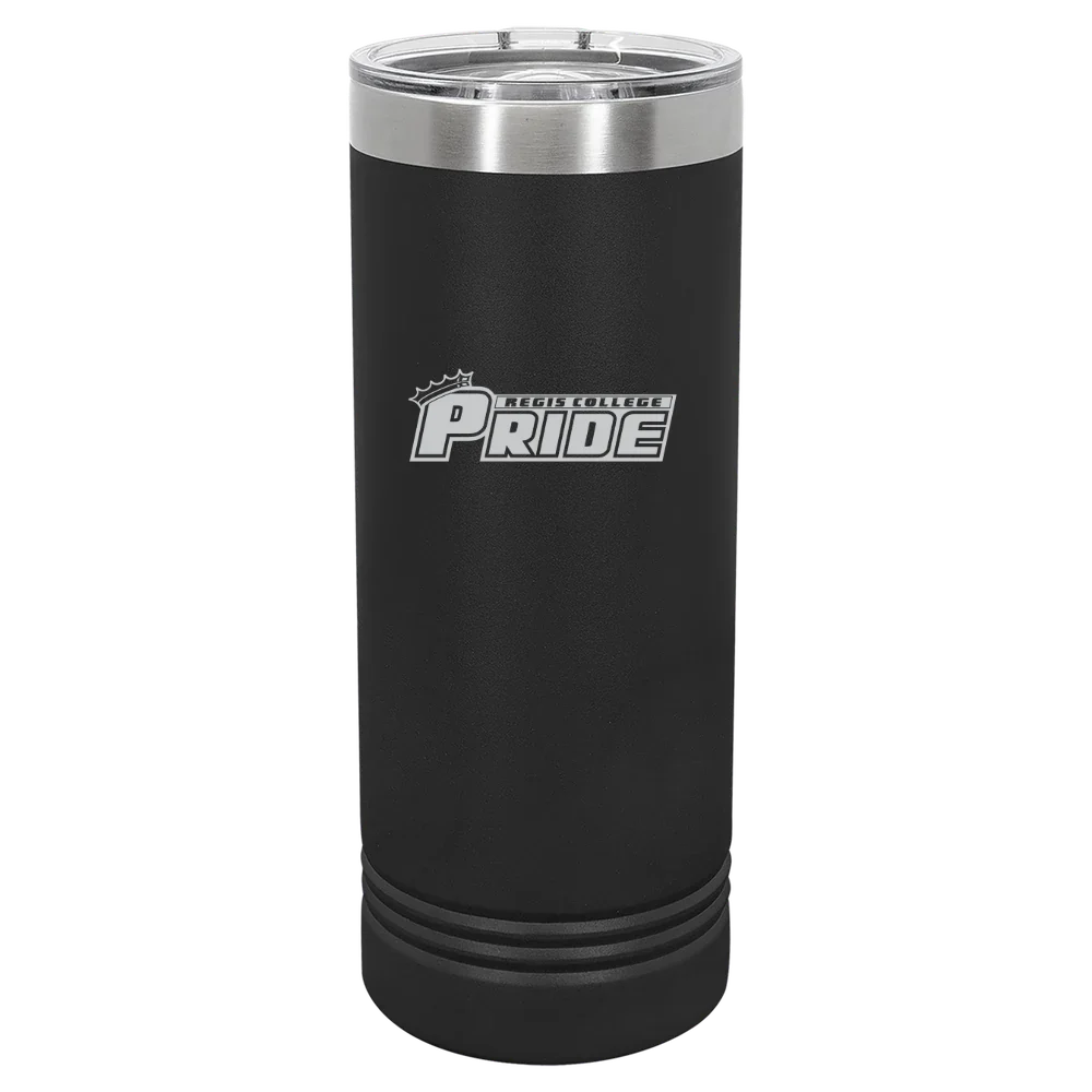 Regis College (Massachusetts) Polar Camel 22 oz. Skinny Tumbler with Slider Lid