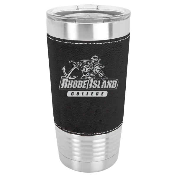 Rhode Island College Polar Camel 20 oz. Leatherette Grip Tumbler with Standard Lid