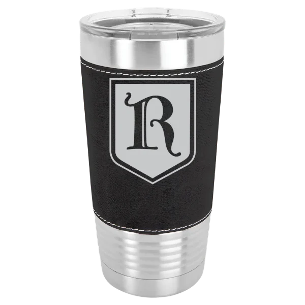 Rhodes College Polar Camel 20 oz. Leatherette Grip Tumbler with Standard Lid