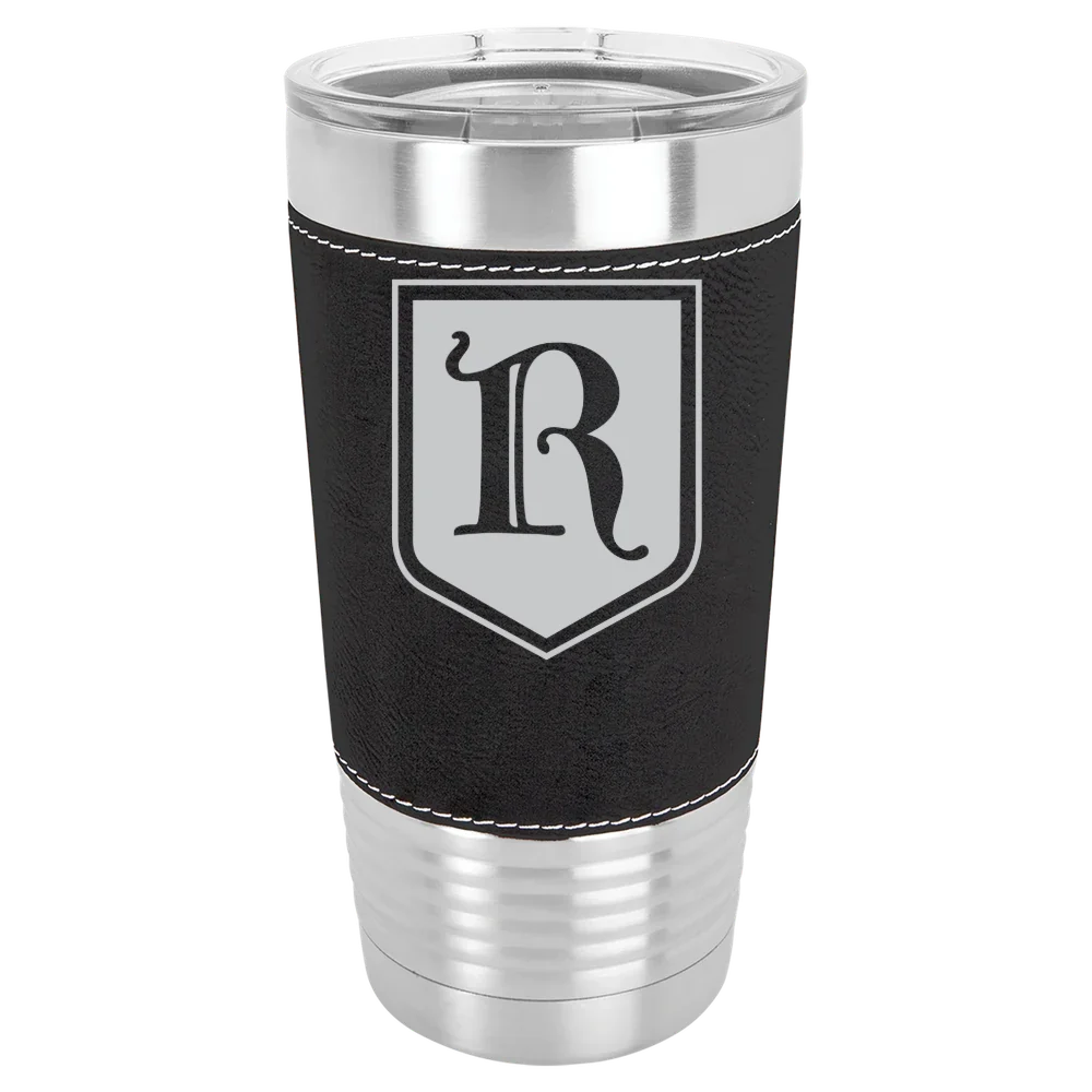 Rhodes College Polar Camel 20 oz. Leatherette Grip Tumbler with Standard Lid