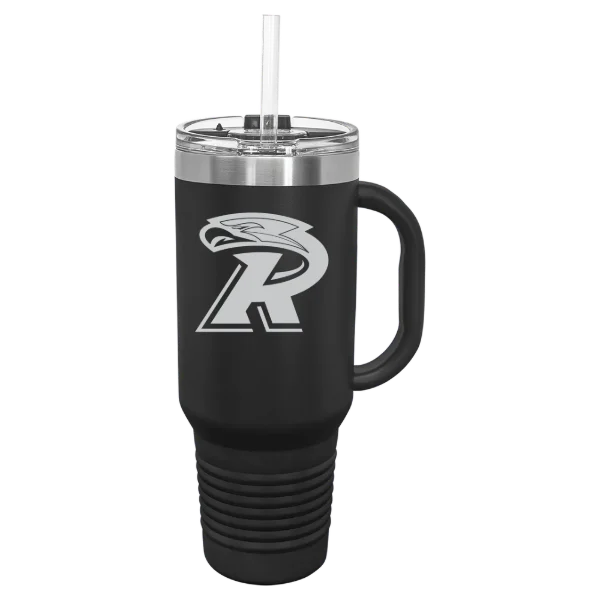 Ripon College Polar Camel 40 oz. Travel Mug with Snap Lid & Straw