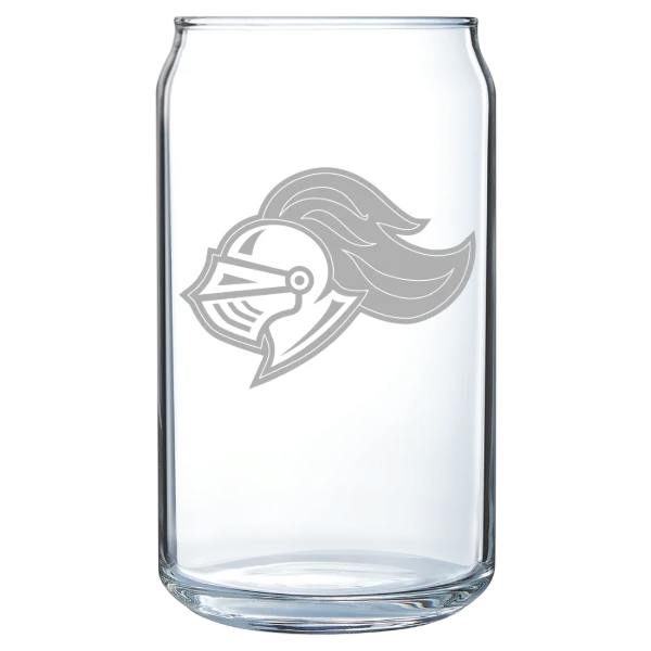 Rivier University Polar Camel 16 oz. Can Glass
