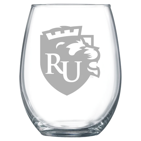 Rockford University Polar Camel 15 oz. Stemless Wine Glass