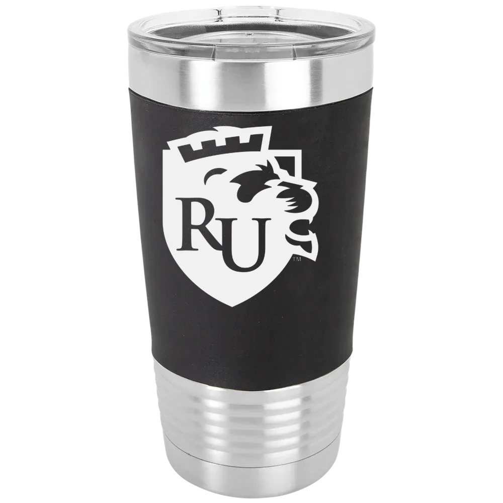 Rockford University Polar Camel 20 oz. Silicone Grip Tumbler with Standard Lid