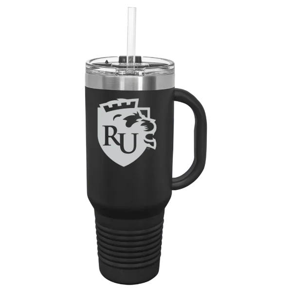 Rockford University Polar Camel 40 oz. Travel Mug with Snap Lid & Straw