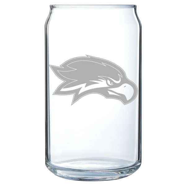 Roger Williams University Polar Camel 16 oz. Can Glass