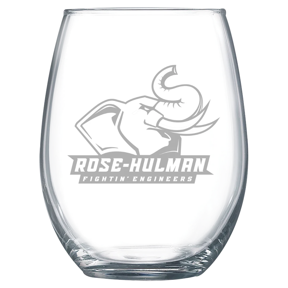 Rose-Hulman Institute of Technology Polar Camel 15 oz. Stemless Wine Glass