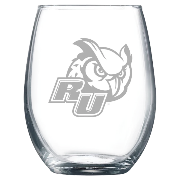 Rowan University Polar Camel 9 oz. Stemless Wine Glass