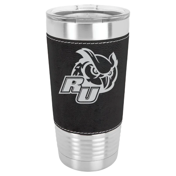 Rowan University Polar Camel 20 oz. Leatherette Grip Tumbler with Standard Lid