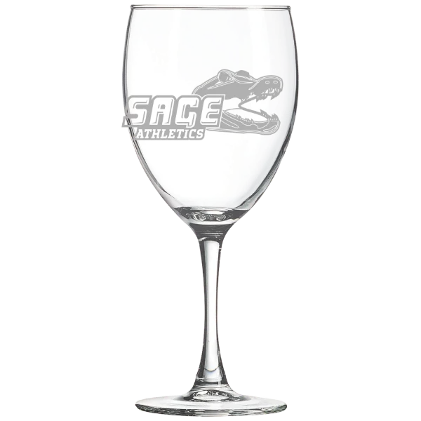 Russell Sage College Polar Camel 10 1/2 oz. Wine Glass