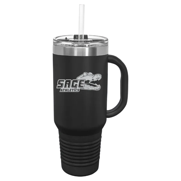 Russell Sage College Polar Camel 40 oz. Travel Mug with Snap Lid & Straw