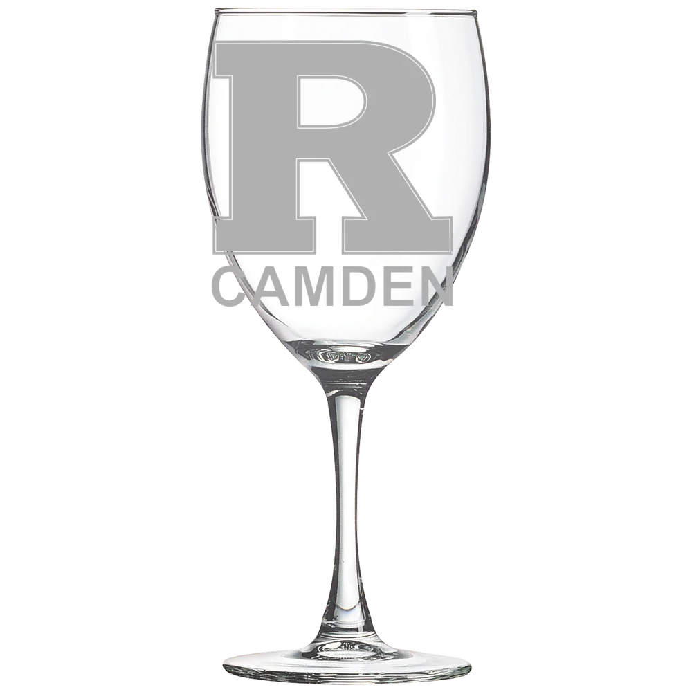 Rutgers, The State Univ. of New Jersey, Camden Polar Camel 10 1/2 oz. Wine Glass