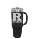 Rutgers, The State Univ. of New Jersey, Camden Polar Camel 40 oz. Travel Mug with Snap Lid & Straw