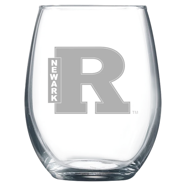 Rutgers, The State Univ. of New Jersey, Newark Polar Camel 9 oz. Stemless Wine Glass