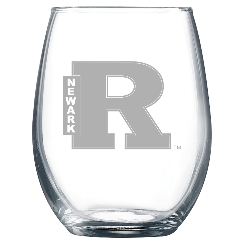 Rutgers, The State Univ. of New Jersey, Newark Polar Camel 9 oz. Stemless Wine Glass