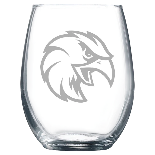 Saint Elizabeth University Polar Camel 9 oz. Stemless Wine Glass