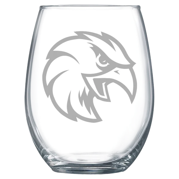 Saint Elizabeth University Polar Camel 15 oz. Stemless Wine Glass