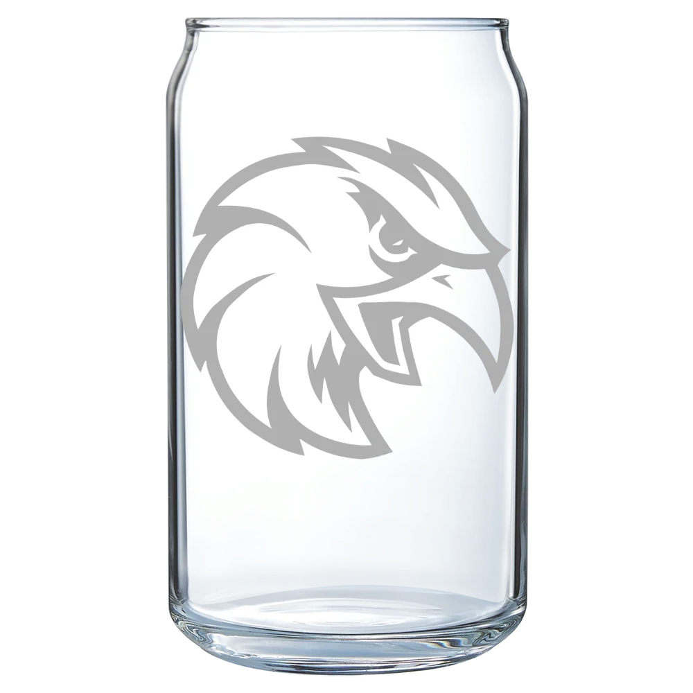 Saint Elizabeth University Polar Camel 16 oz. Can Glass