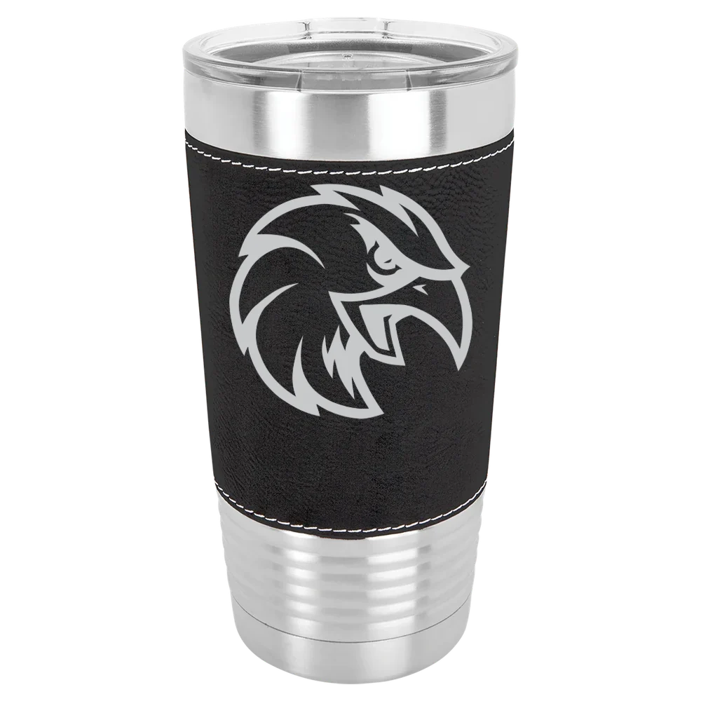 Saint Elizabeth University Polar Camel 20 oz. Leatherette Grip Tumbler with Standard Lid