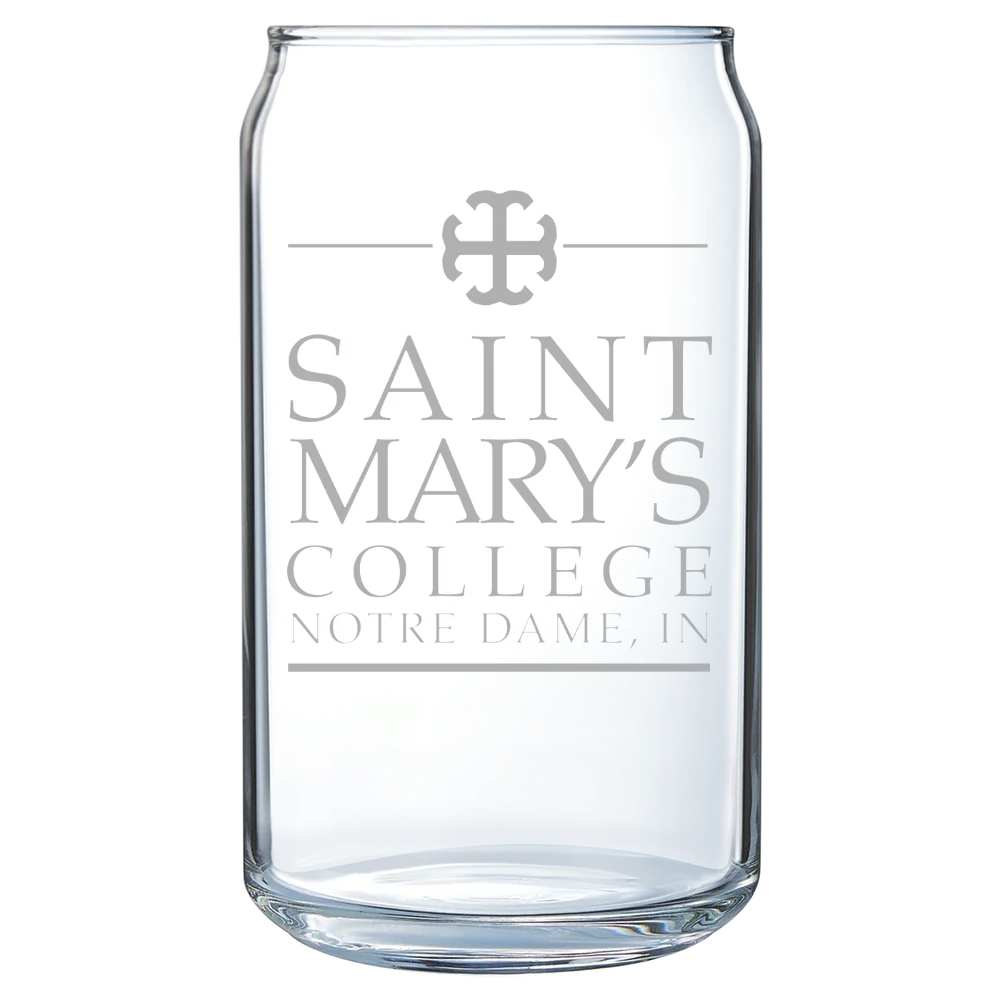 Saint Mary's College (Indiana) Polar Camel 16 oz. Can Glass