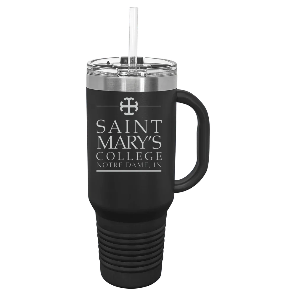 Saint Mary's College (Indiana) Polar Camel 40 oz. Travel Mug with Snap Lid & Straw