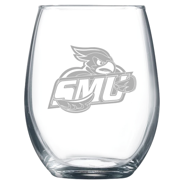 Saint Mary's University of Minnesota Polar Camel 9 oz. Stemless Wine Glass