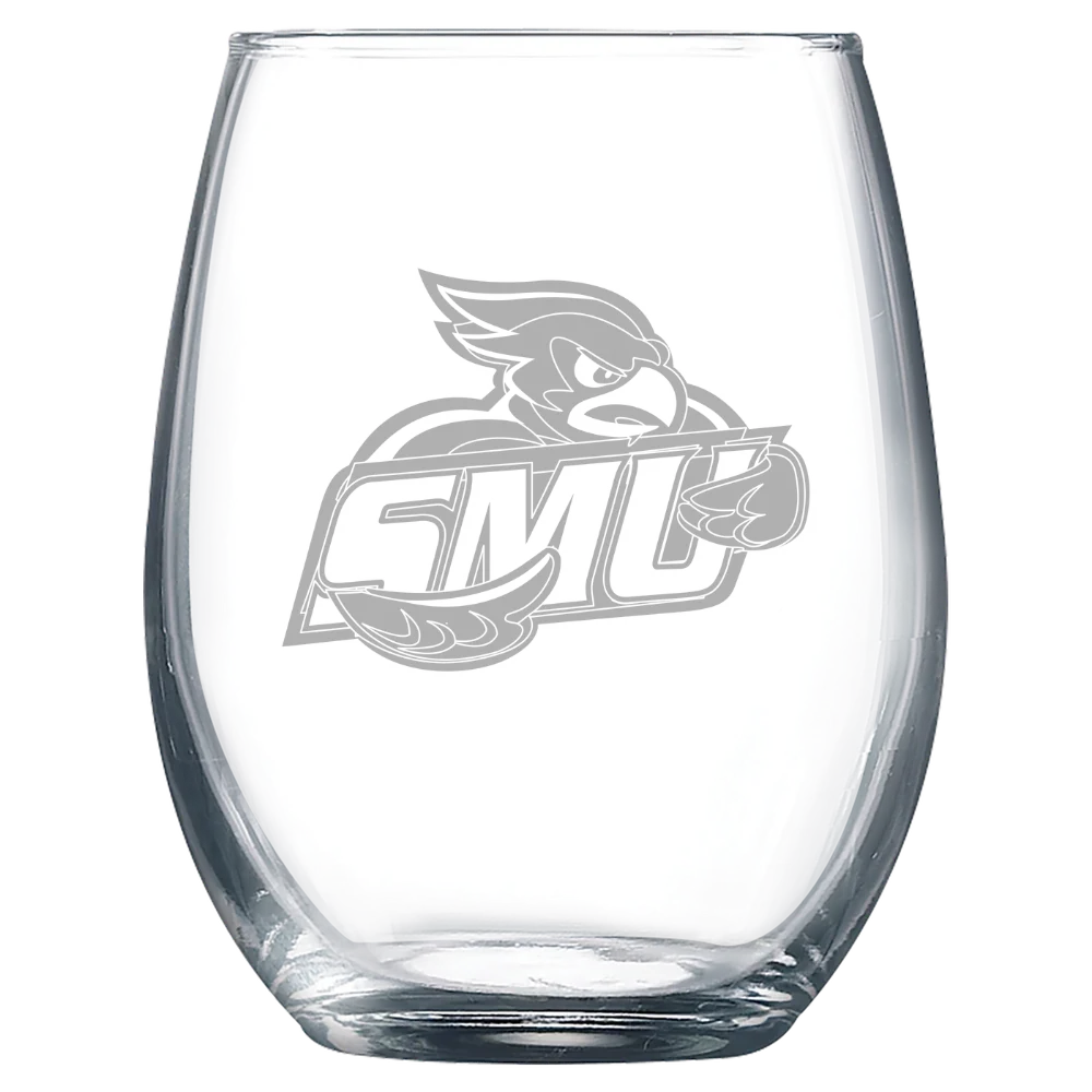 Saint Mary's University of Minnesota Polar Camel 9 oz. Stemless Wine Glass