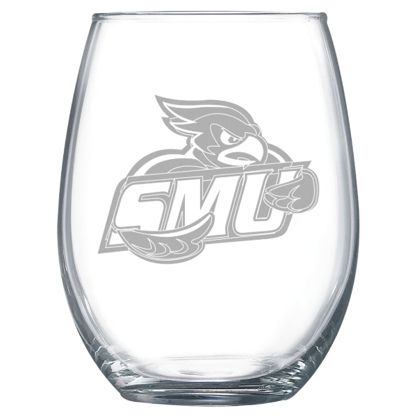 Saint Mary's University of Minnesota Polar Camel 15 oz. Stemless Wine Glass