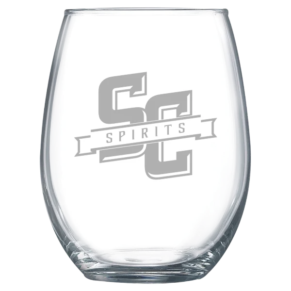 Salem College (North Carolina) Polar Camel 15 oz. Stemless Wine Glass