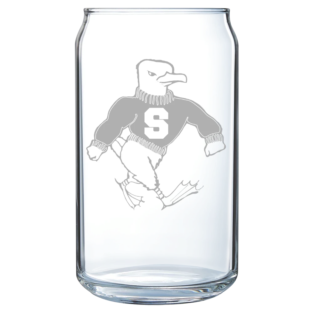 Salisbury University Polar Camel 16 oz. Can Glass