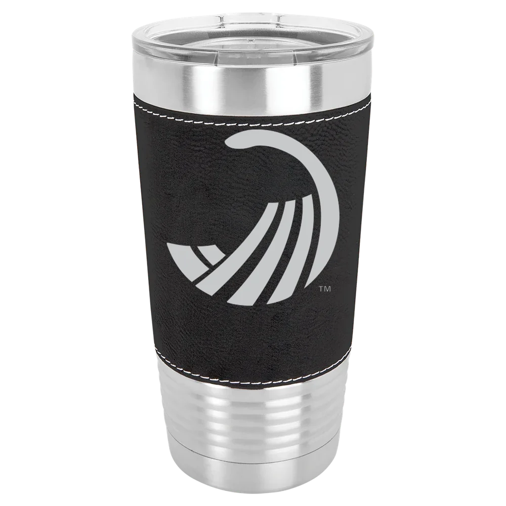 Salve Regina University Polar Camel 20 oz. Leatherette Grip Tumbler with Standard Lid