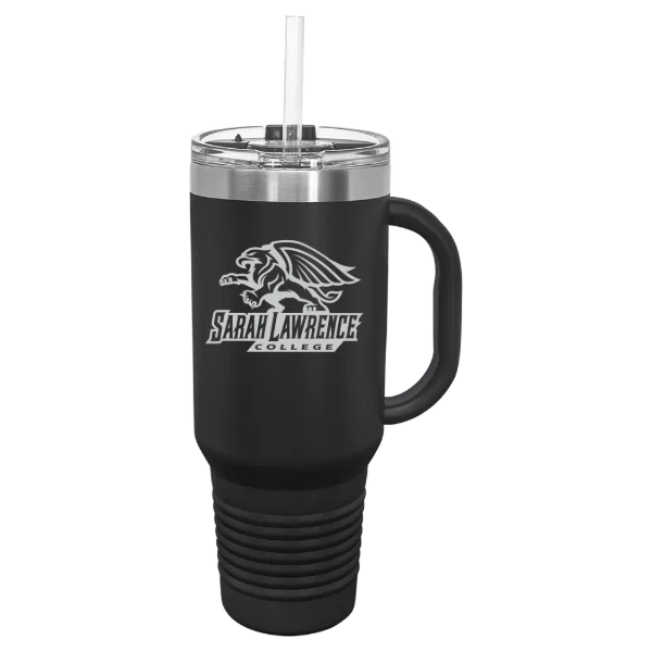 Sarah Lawrence College Polar Camel 40 oz. Travel Mug with Snap Lid & Straw