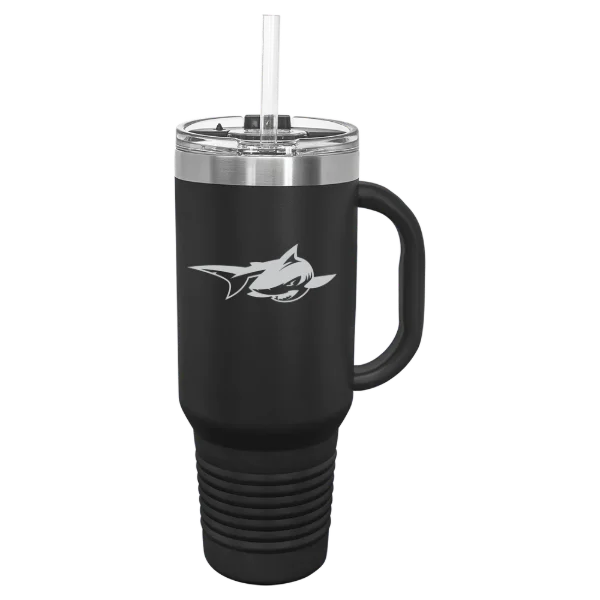 Simmons University Polar Camel 40 oz. Travel Mug with Snap Lid & Straw