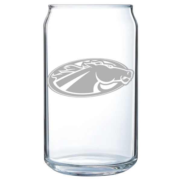 Skidmore College Polar Camel 16 oz. Can Glass