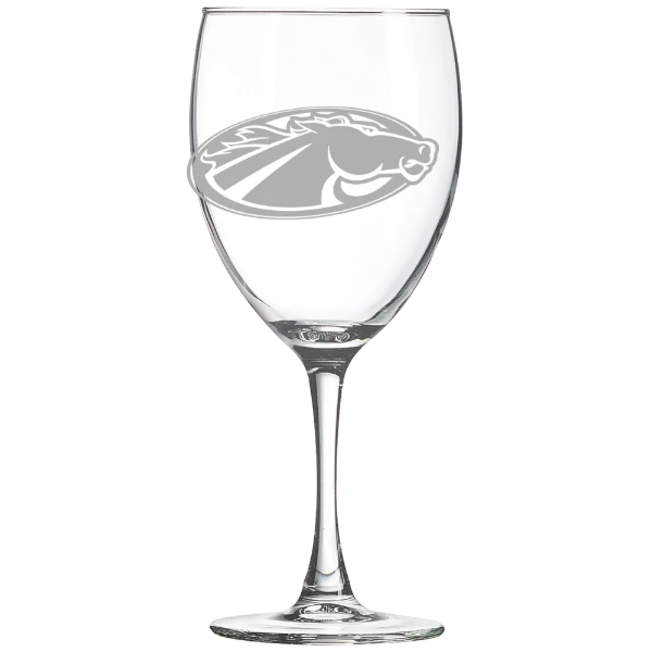 Skidmore College Polar Camel 10 1/2 oz. Wine Glass
