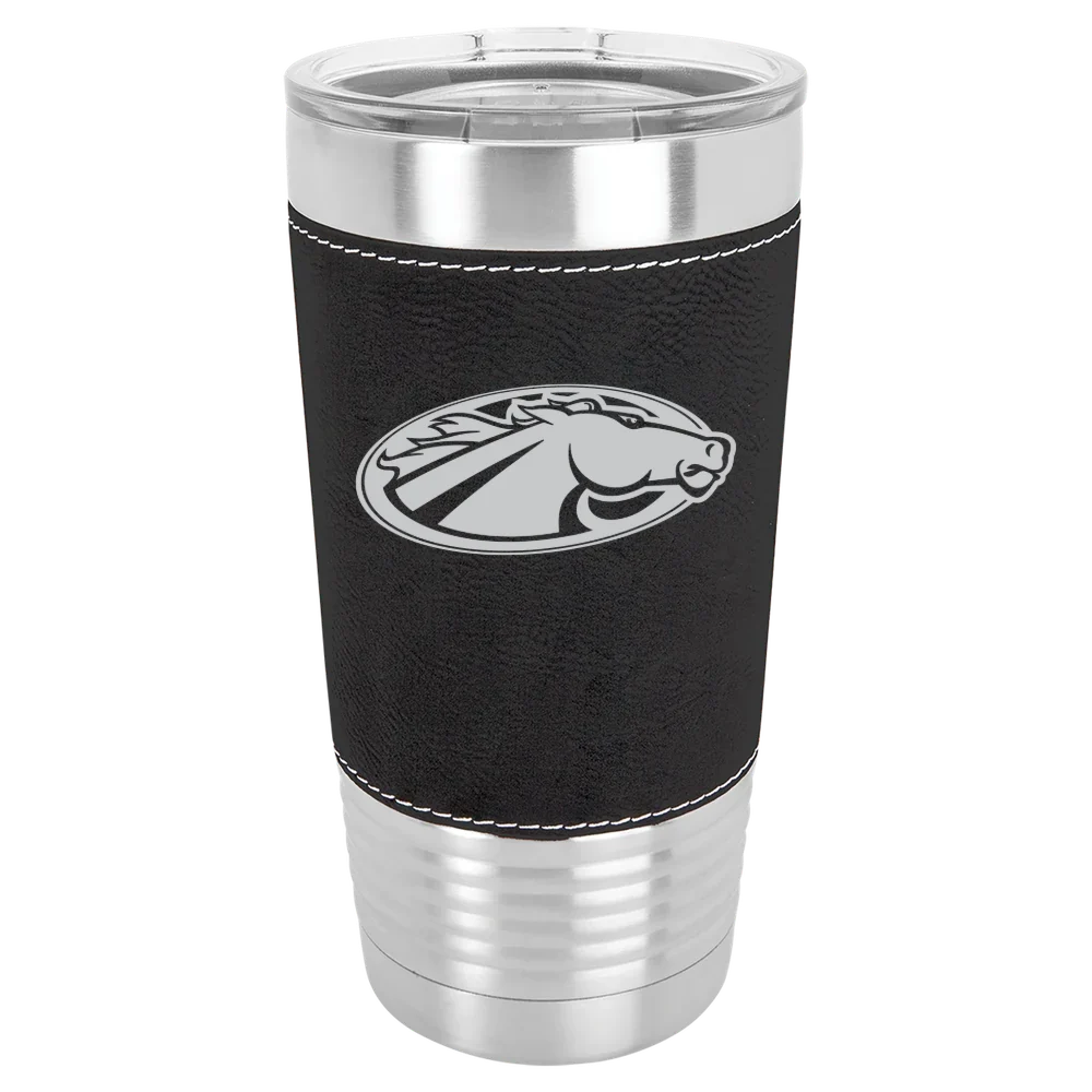 Skidmore College Polar Camel 20 oz. Leatherette Grip Tumbler with Standard Lid