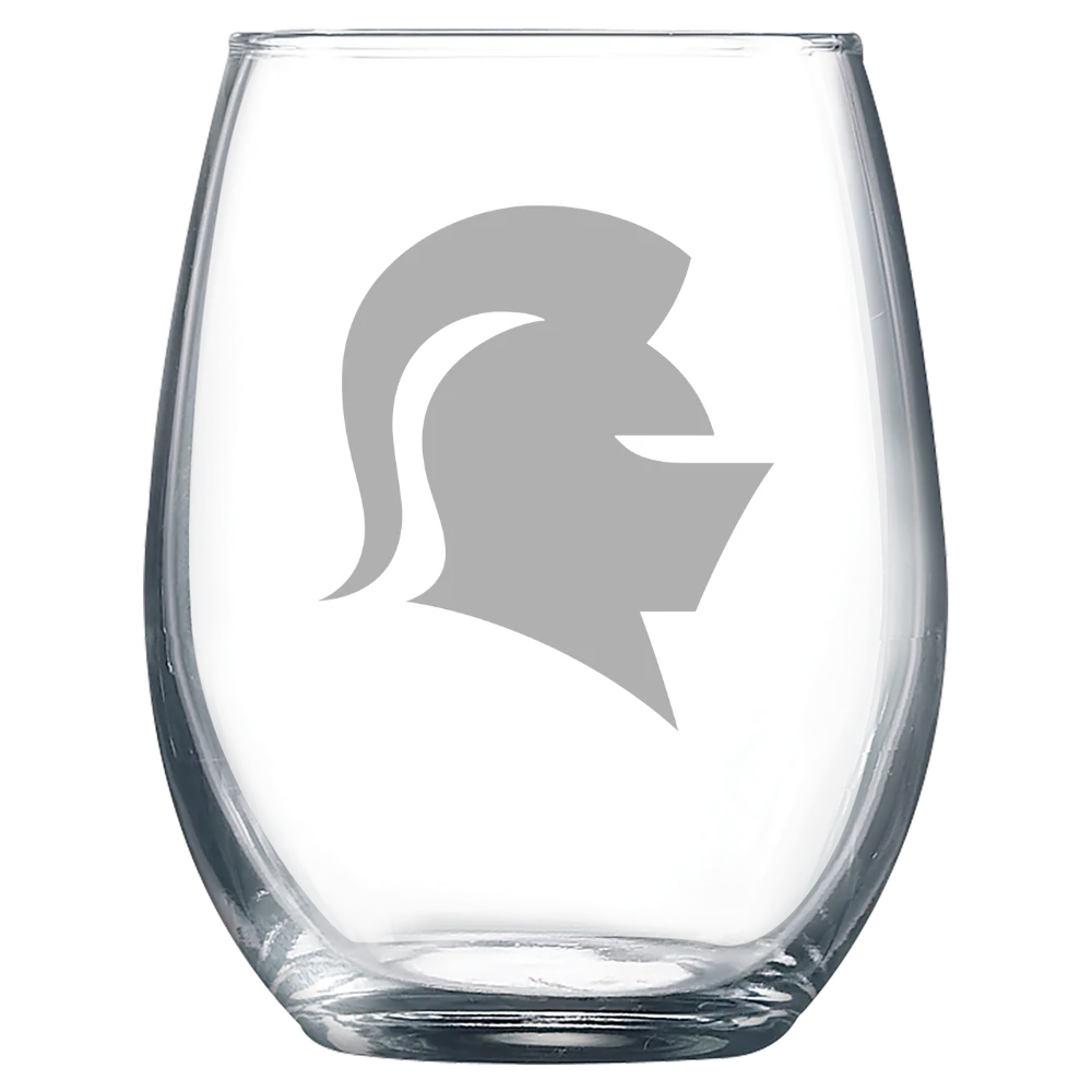 Southern Virginia University Polar Camel 9 oz. Stemless Wine Glass