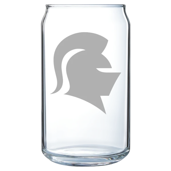 Southern Virginia University Polar Camel 16 oz. Can Glass