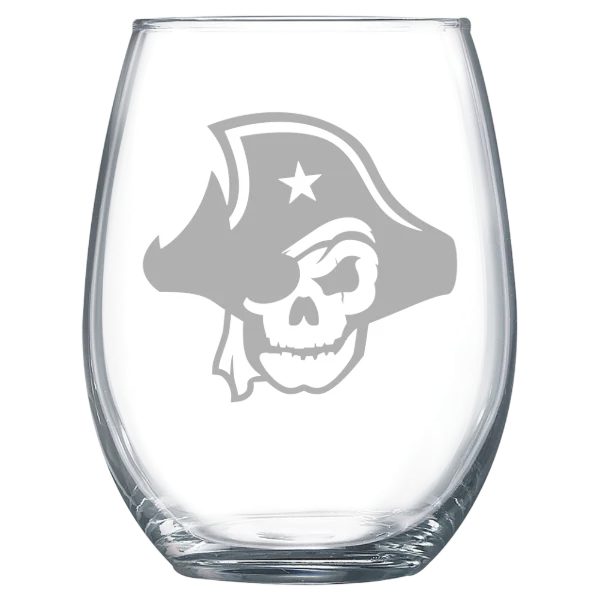 Southwestern University (Texas) Polar Camel 15 oz. Stemless Wine Glass