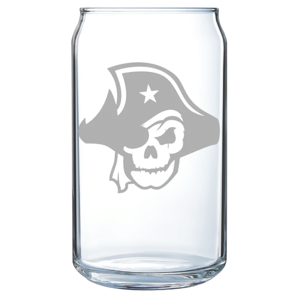 Southwestern University (Texas) Polar Camel 16 oz. Can Glass