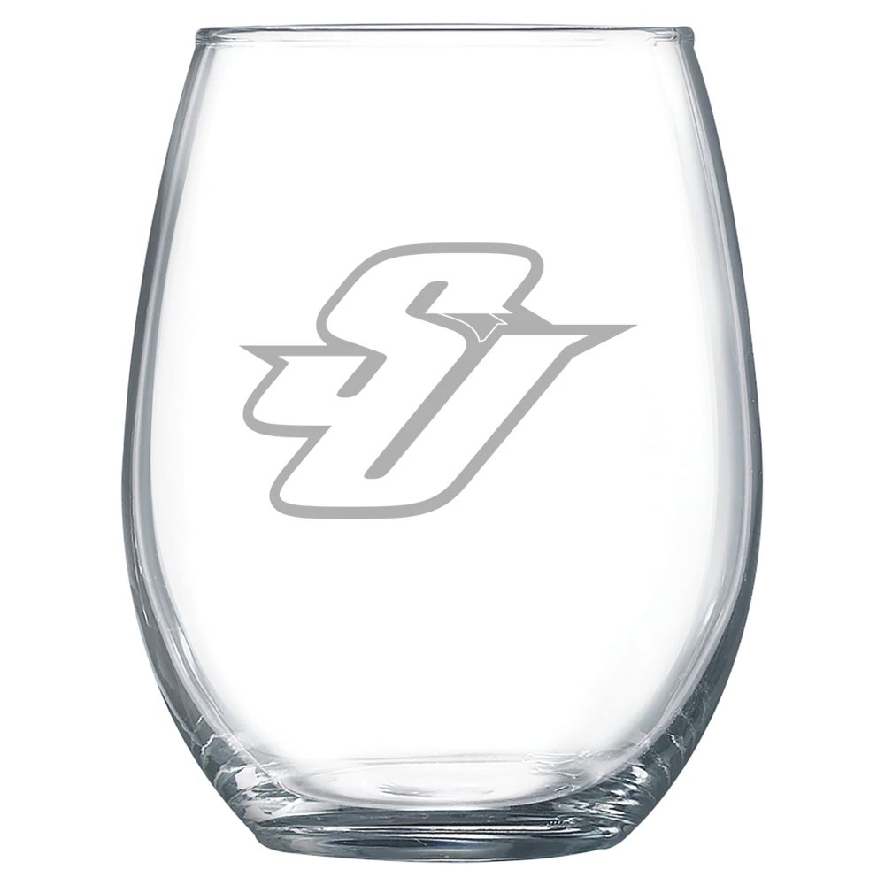 Spalding University Polar Camel 15 oz. Stemless Wine Glass
